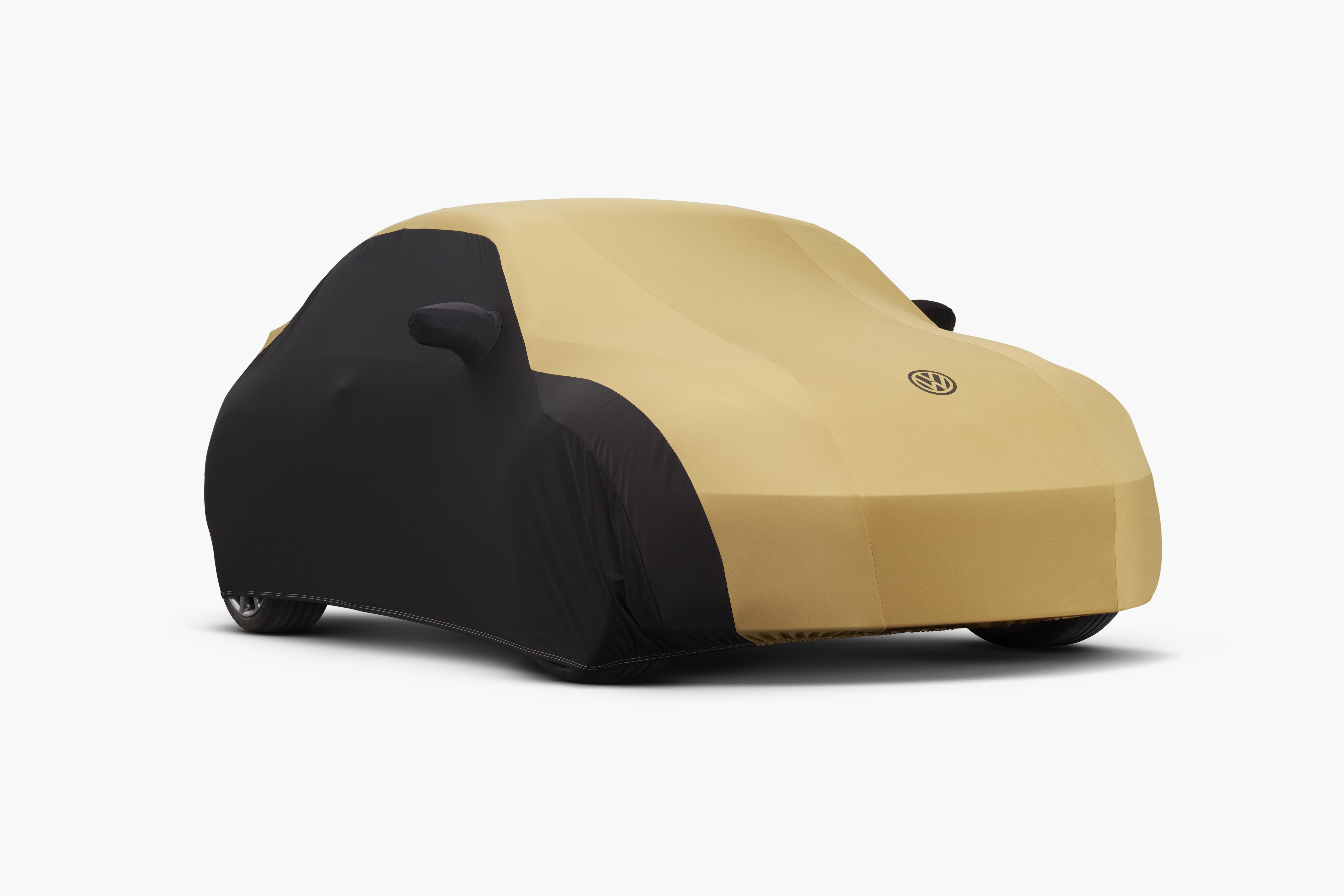 2014 Volkswagen Beetle Convertible Car Cover Beetle inspired Satin Stretch™ Gold Color (For